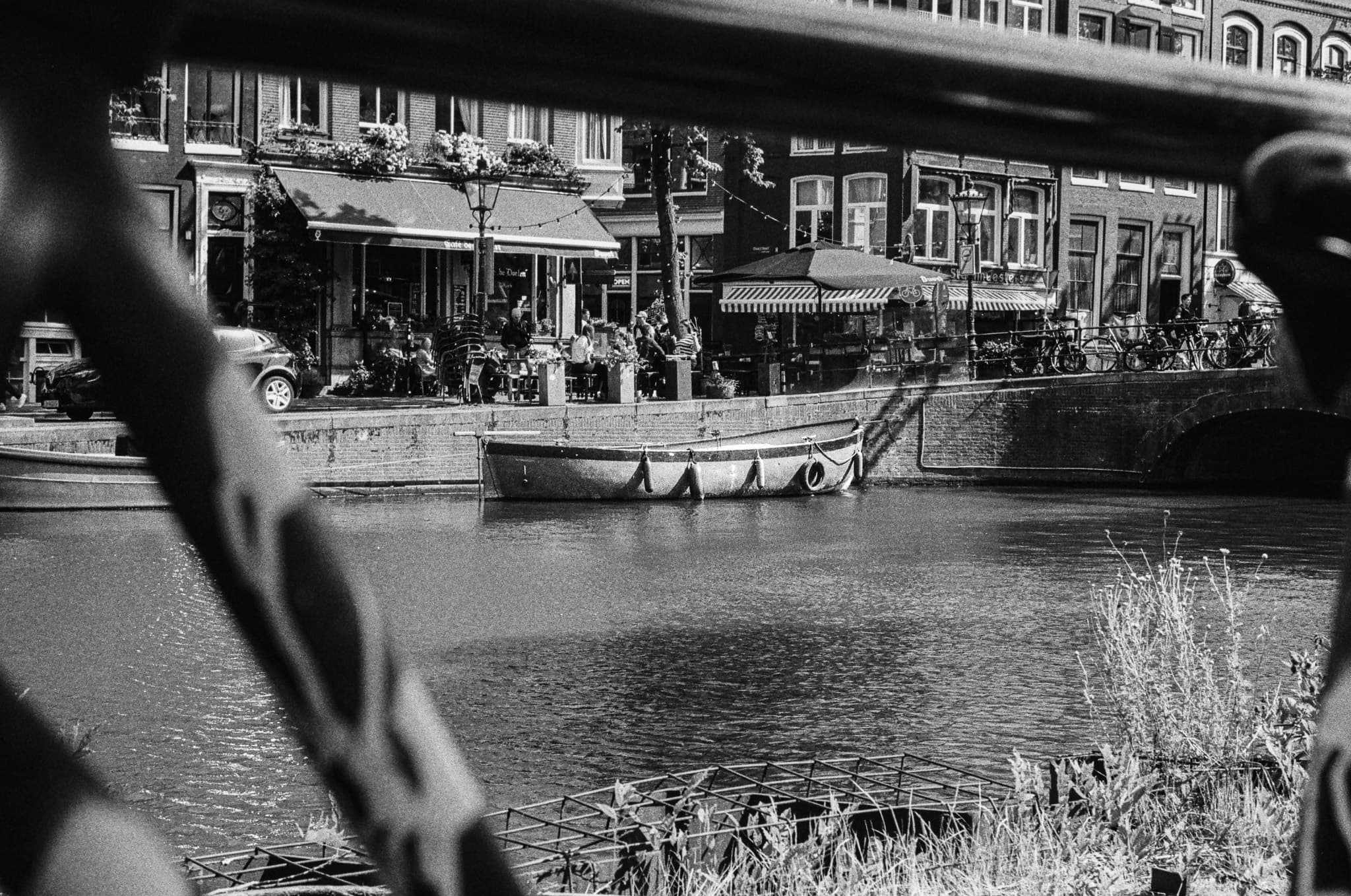 canal scene in amsterdam, shot on LEICA Q2